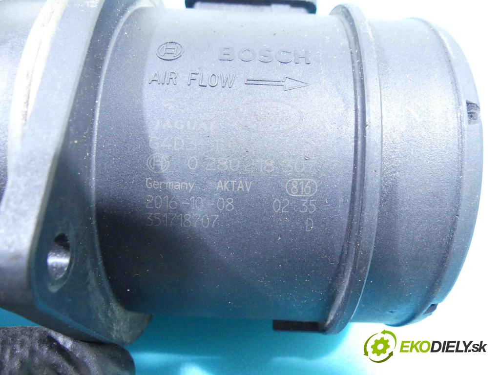 Land rover Discovery Sport 2014-2019 L550 2.0 D 179KM automatic 132 kW 1965 cm3 5- průtokoměr: 0280218307 (Váhy vzduchu)