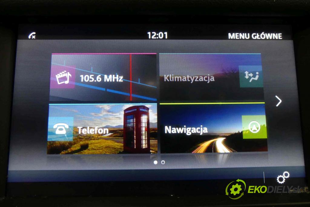Land rover Discovery Sport 2014-2019 L550 2.0 D 179KM automatic 132 kW 1965 cm3 5- Zobrazit: FK72-19C299-AC (Prístrojové dosky, displeje)