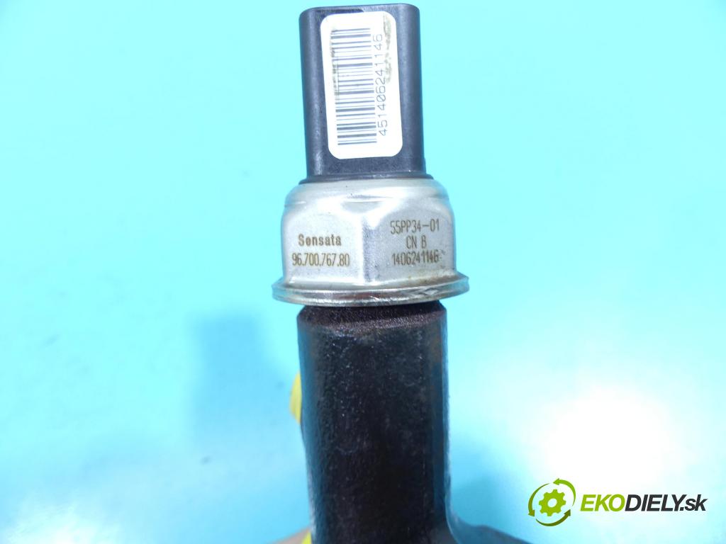 Ford Focus Mk3 2010-2018 1.6 tdci 116 HP manual 85 kW 1560 cm3 5- lišta vstrekovacia 9685297580 (Vstrekovacie lišty)