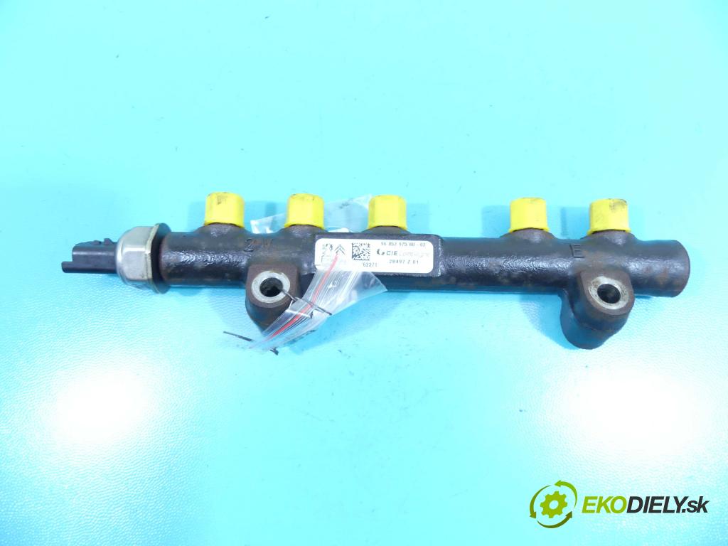 Ford Focus Mk3 2010-2018 1.6 tdci 116 HP manual 85 kW 1560 cm3 5- lišta vstrekovacia 9685297580 (Vstrekovacie lišty)