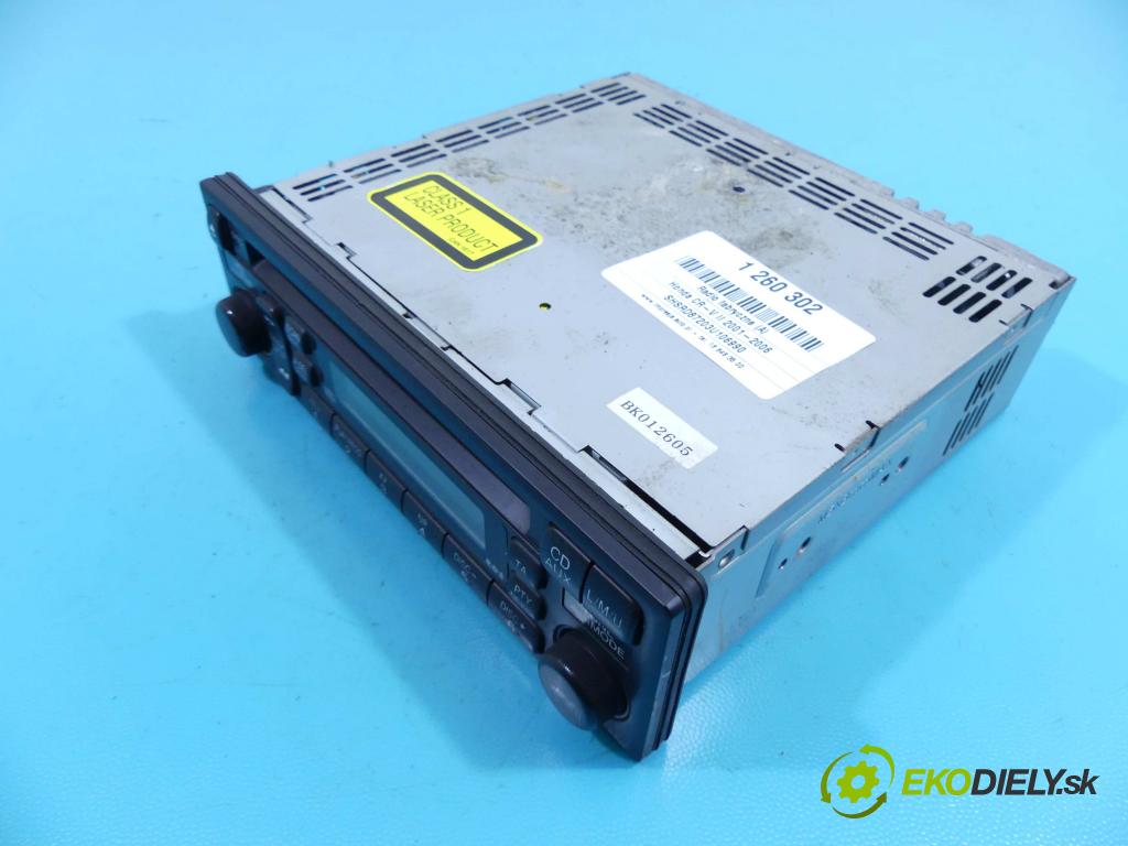 Honda CR-V II 2001-2006 2.0 16v 150 HP manual 110 kW 1998 cm3 5- Radio originál 39101-S9A-E010-M1