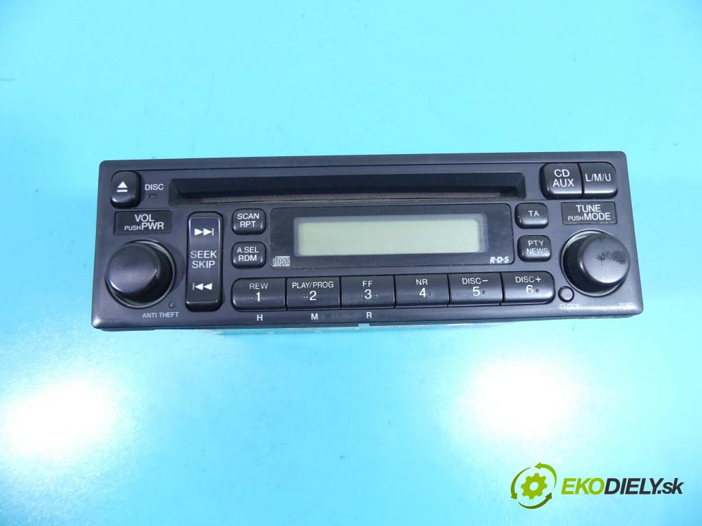 Honda CR-V II 2001-2006 2.0 16v 150 HP manual 110 kW 1998 cm3 5- Radio originál 39101-S9A-E010-M1