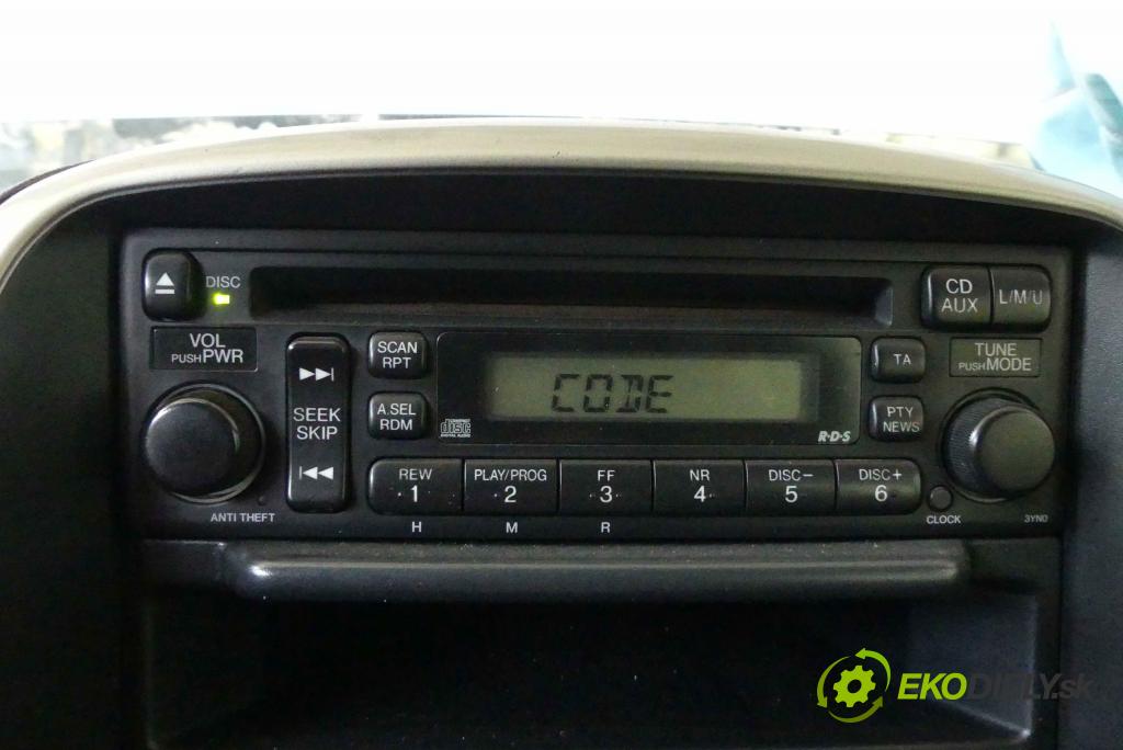 Honda CR-V II 2001-2006 2.0 16v 150 HP manual 110 kW 1998 cm3 5- Radio originál 39101-S9A-E010-M1