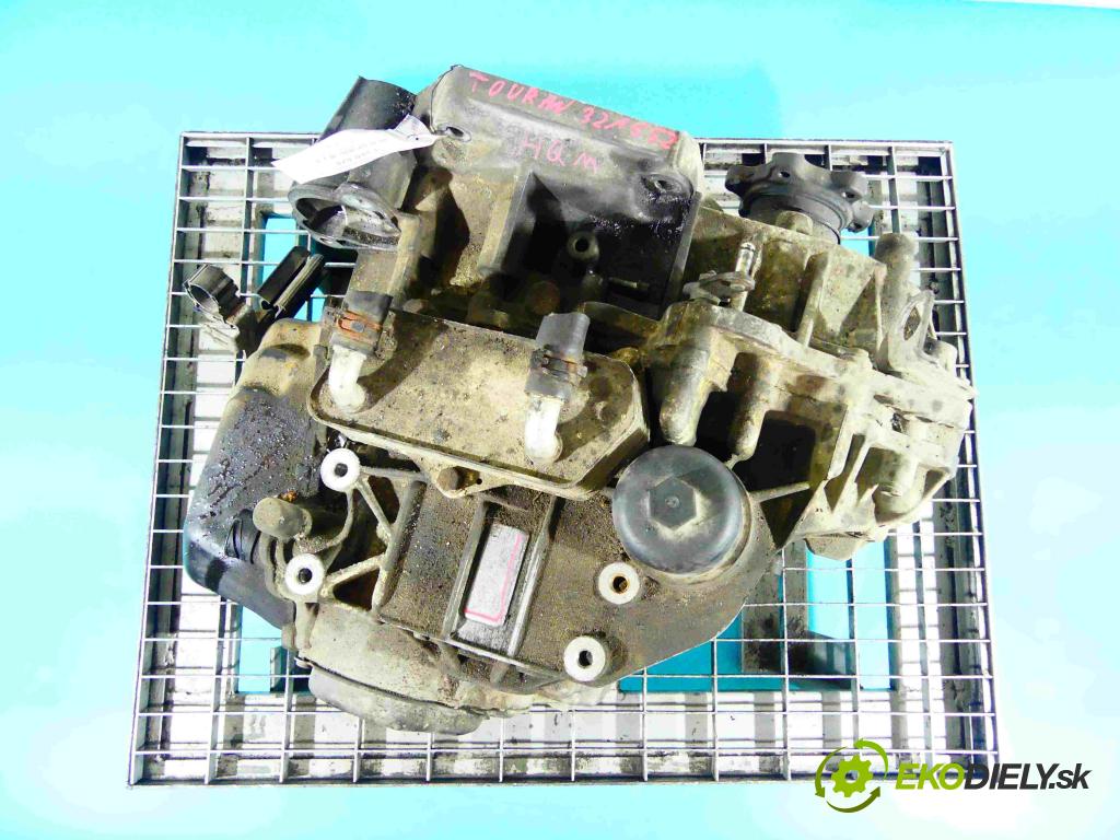 Vw Touran I 2003-2015 2.0 tdi 140 HP automatic 103 kW 1968 cm3 5- prevodovka stupeň,rýchlosť automat HQM