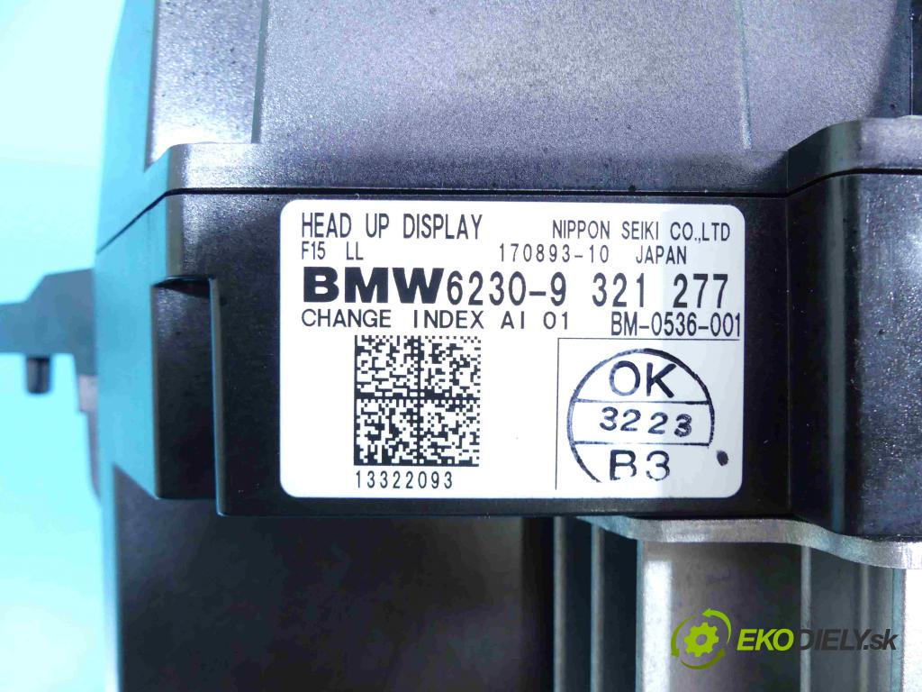 Bmw X5 F15 2013-2018 3.0d 313 HP automatic 230 kW 2993 cm3 5- Zobrazit: 9321277 (Prístrojové dosky, displeje)