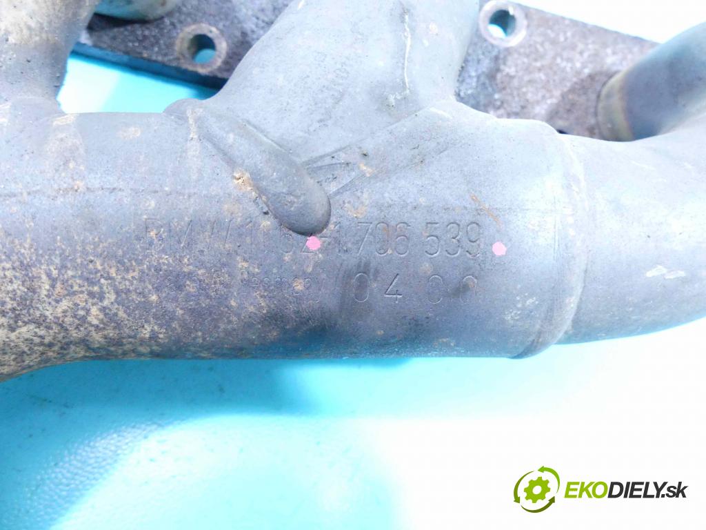 Bmw 3 E46 1998-2007 2.5 24v M52/TU 170 hp automatic 125 kW 2494 cm3 2- potrubí výfuk 1162-1706539 (Výfukové potrubí)