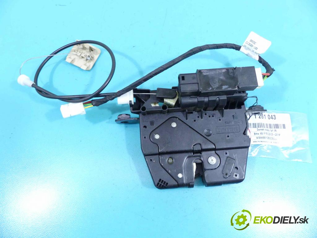 Bmw X5 F15 2013-2018 3.0d 313 hp automatic 230 kW 2993 cm3 5- zámek kufrových dveří zadní 51244817123