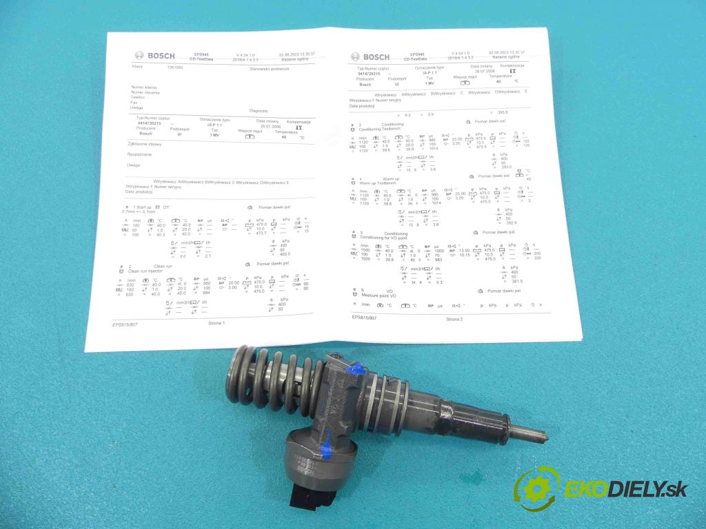 Vw Jetta V 2005-2010 1.9 tdi 105 HP manual 77 kW 1896 cm3 4- vstrekovacie čerpadlo 0414720215 (Vstrekovače)