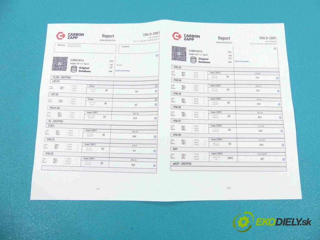 Renault Clio II 1998-2012 1.5 DCI 65 HP manual 48 kW 1461 cm3 5- vstrek EJBR01801A (Vstrekovače)