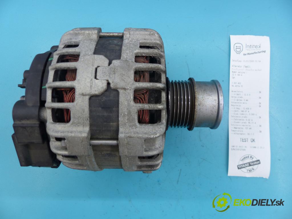 Vw Jetta VI 2010-2018 1.4 tsi 125 hp automatic 92 kW 1395 cm3 4- Alternator 04C903023T (Alternátory)