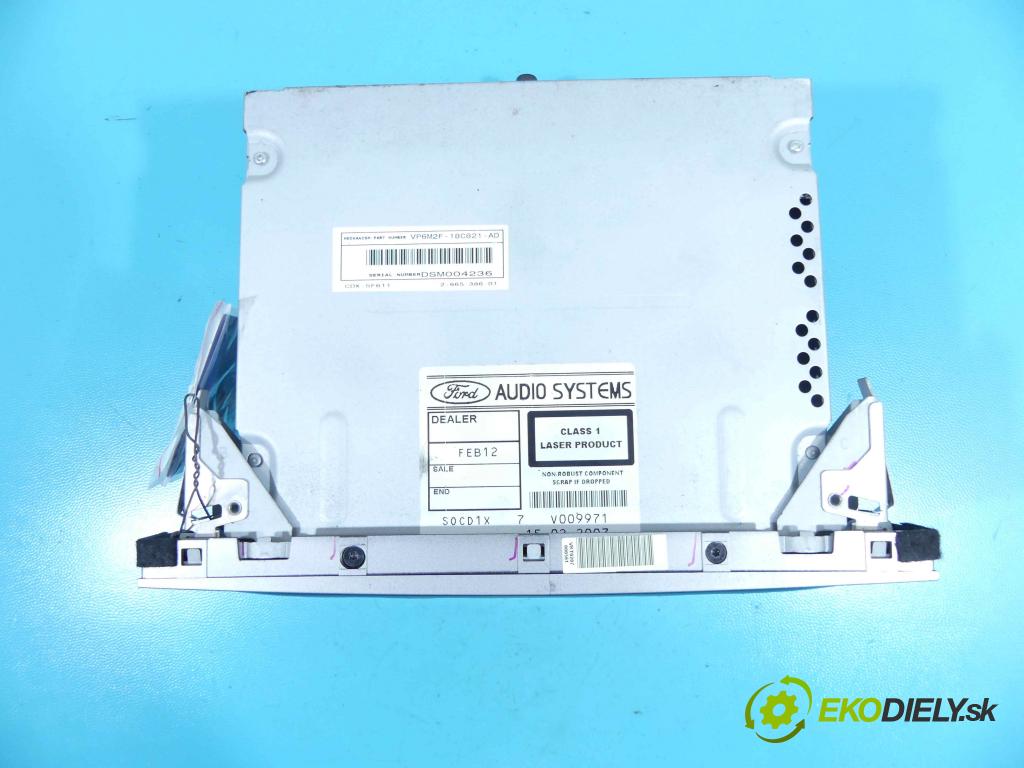 Ford S-max 2.0 tdci 131 HP manual 96 kW 1997 cm3 5- Radio originál 6M2T-18C939-AF
