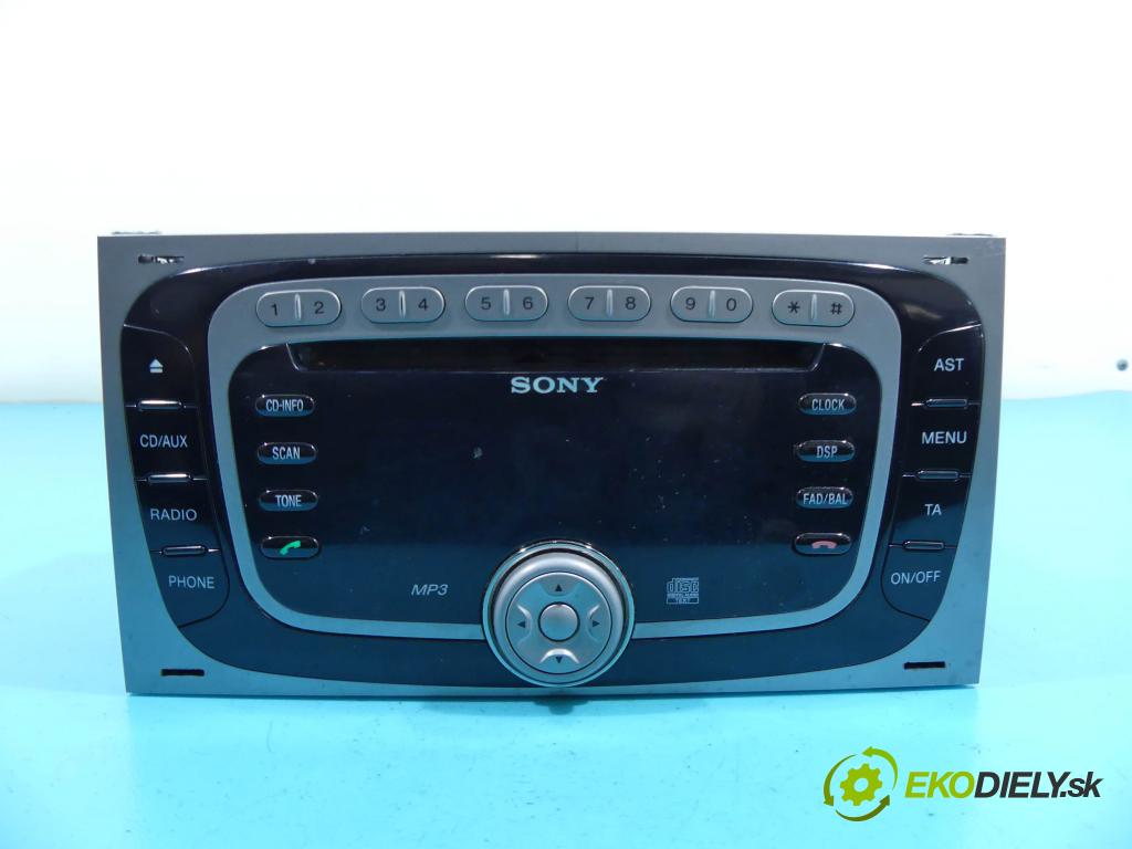 Ford S-max 2.0 tdci 131 HP manual 96 kW 1997 cm3 5- Radio originál 6M2T-18C939-AF