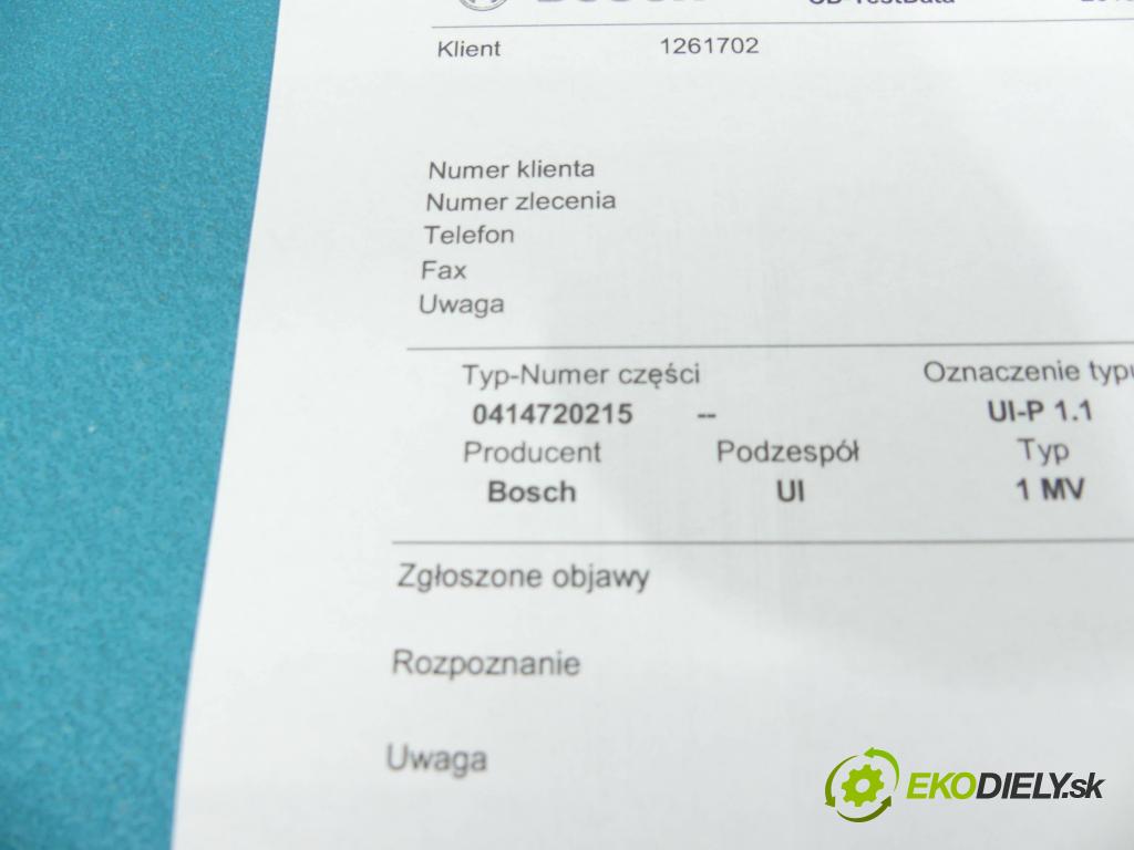 Vw Polo IV 9N 2001-2009 1.4 tdi 75 HP manual 55 kW 1422 cm3 5- vstrekovacie čerpadlo 041720215 (Vstrekovače)