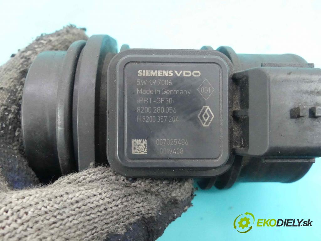 Renault Clio II 1998-2012 1.5 dci 68 HP manual 50 kW 1461 cm3 5- průtokoměr: 8200280056 (Váhy vzduchu)