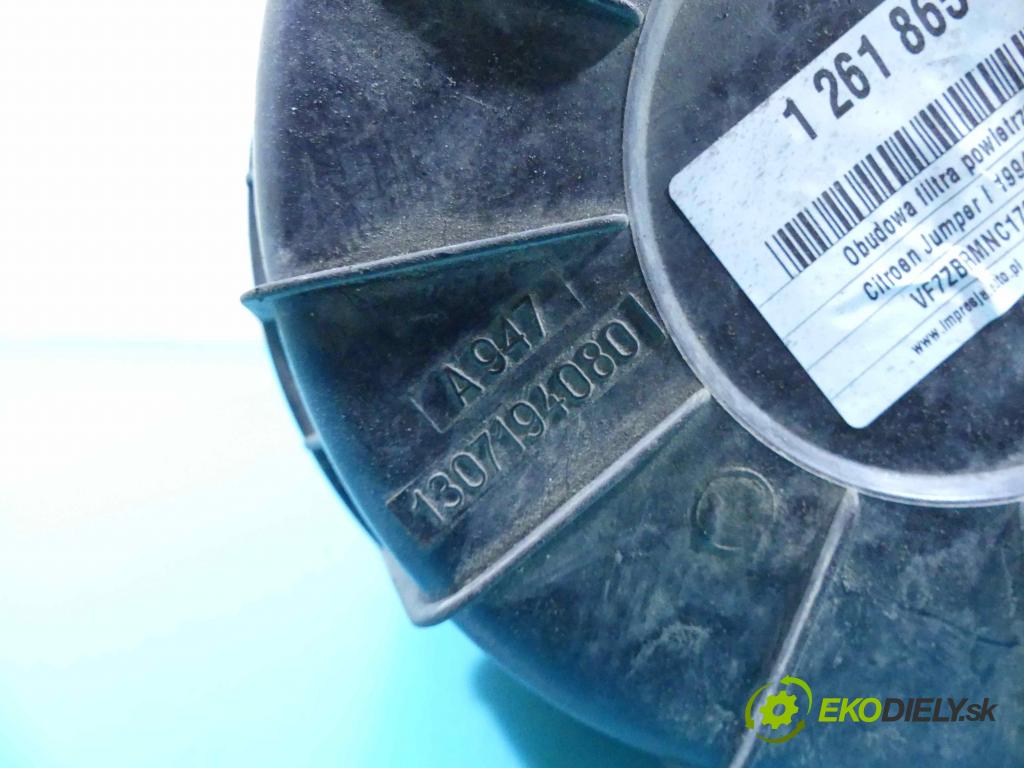 Citroen Jumper I 1994-2006 2.2 hdi 101 hp manual 74 kW 2179 cm3 5- obal filtra vzduchu 1307194080 (Kryty filtrů)