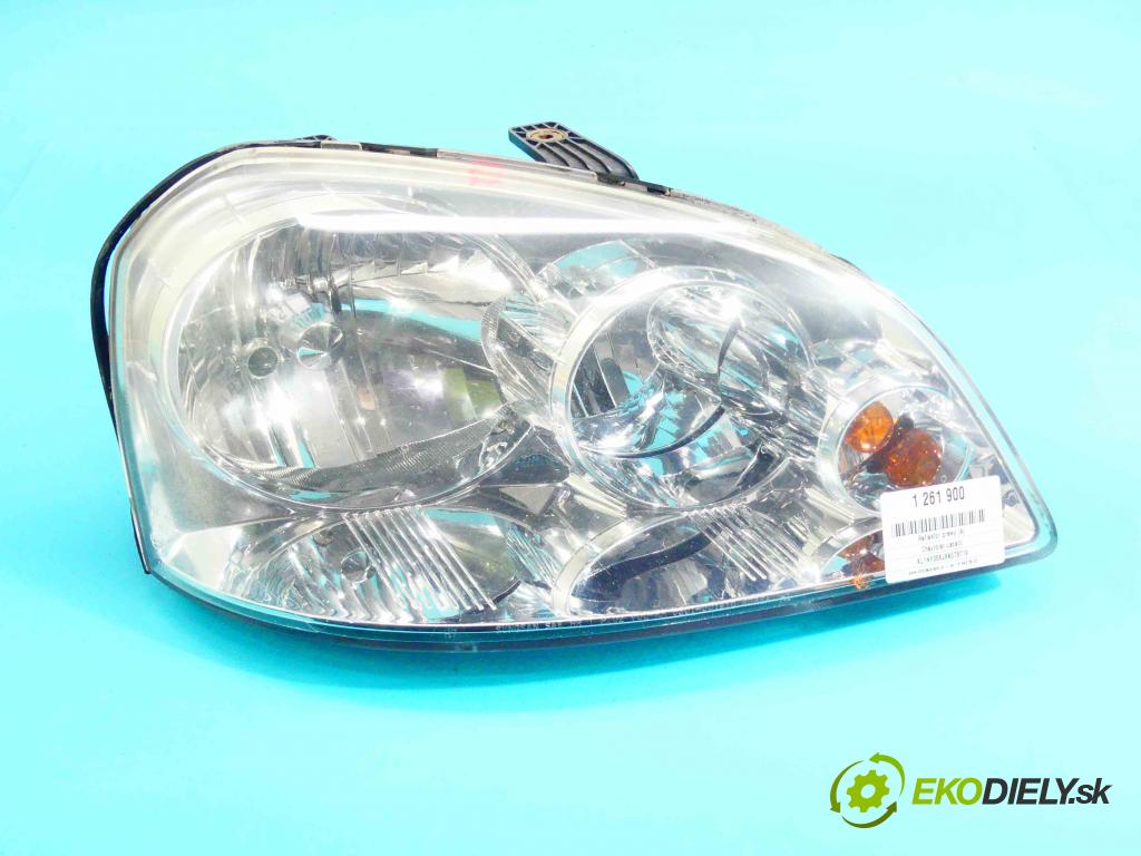 Chevrolet Lacetti 1.6 16v 109 HP manual 80 kW 1598 cm3 5- Reflektor: pravý 0301-001916 (Pravé)