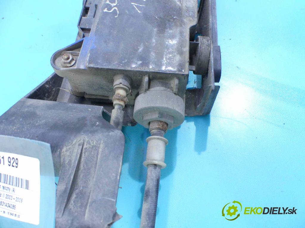 Renault Scenic II 2003-2009 1.9 dci 120 HP manual 88 kW 1870 cm3 5- Brzda manuál: 8200396849 (Ručné brzdy)