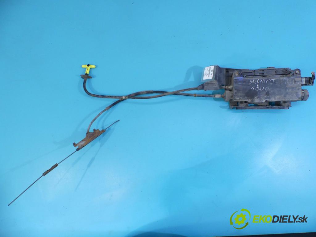 Renault Scenic II 2003-2009 1.9 dci 120 HP manual 88 kW 1870 cm3 5- Brzda manuál: 8200396849 (Ručné brzdy)