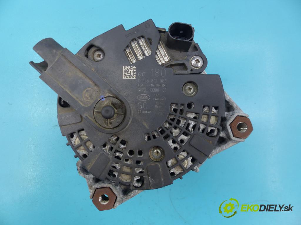 Land rover Discovery Sport 2014-2019 L550 2.0 TD 179KM automatic 132 kW 1965 cm3 5- Alternator 0125812068 (Alternátory)