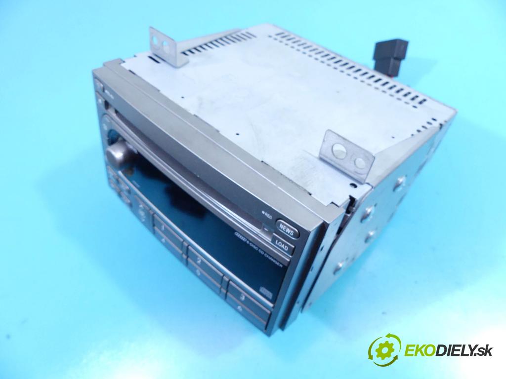 Subaru Forester II SG 2002-2008 2.0 boxer 158 HP manual 116 kW 1994 cm3 5- Radio originál 86201SA200