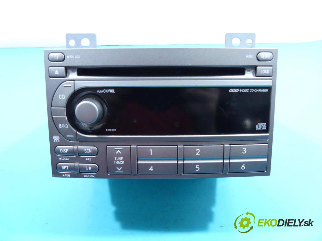 Subaru Forester II SG 2002-2008 2.0 boxer 158 HP manual 116 kW 1994 cm3 5- Radio originál 86201SA200