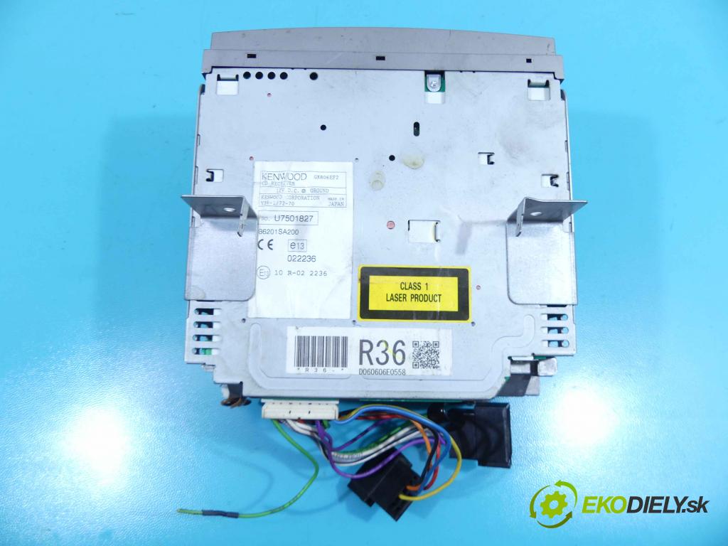 Subaru Forester II SG 2002-2008 2.0 boxer 158 HP manual 116 kW 1994 cm3 5- Radio originál 86201SA200