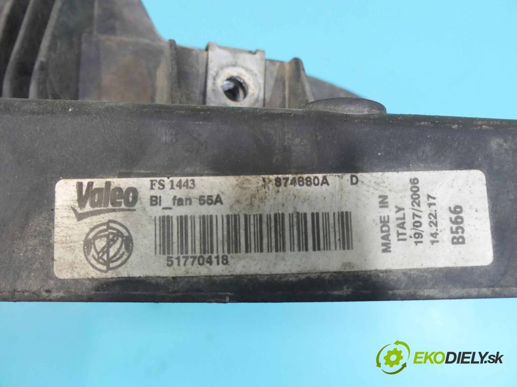 Fiat Croma II 2005-2010 1.9 jtd 150 HP manual 110 kW 1910 cm3 5- Ventilátor chladiča 51775636