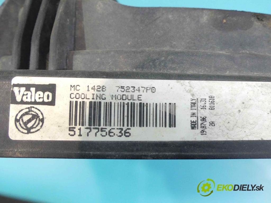 Fiat Croma II 2005-2010 1.9 jtd 150 HP manual 110 kW 1910 cm3 5- Ventilátor chladiča 51775636