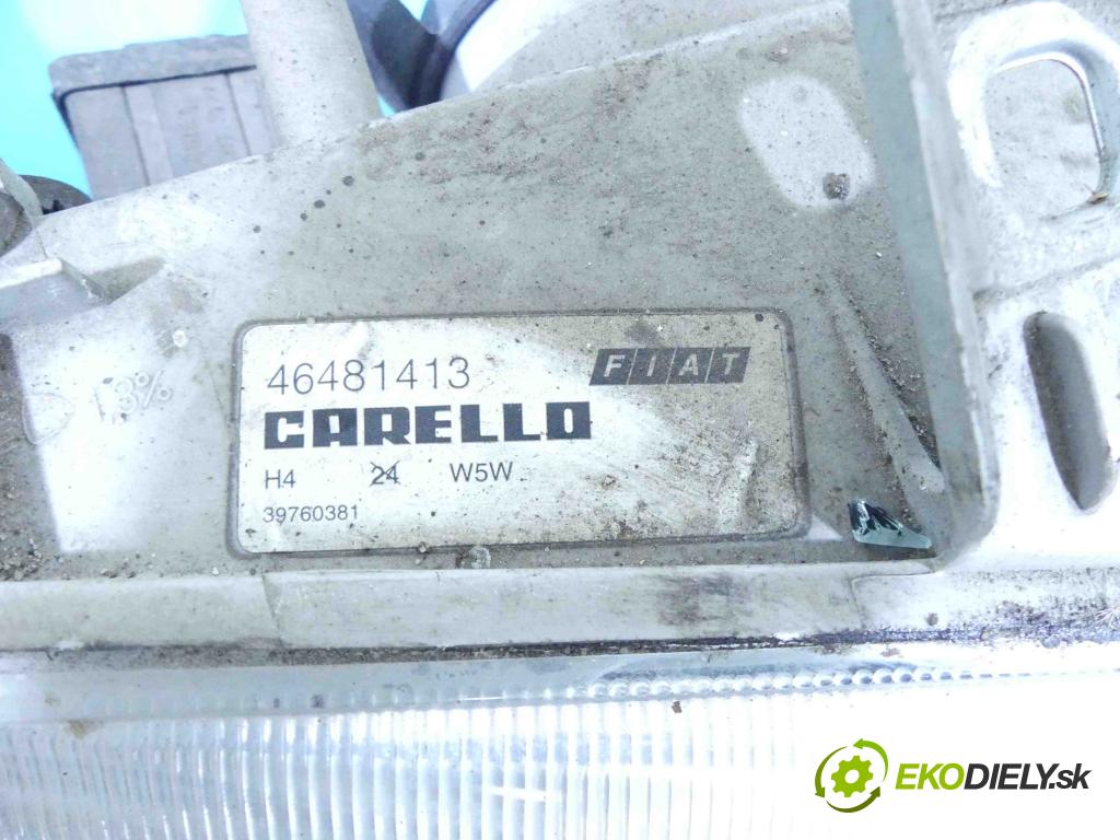 Fiat Punto I 1993-1999 1.1 54 HP manual 40 kW 1100 cm3 5- Reflektor: pravý  (Pravé)