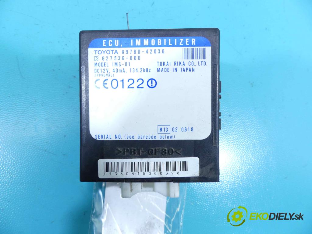 Toyota Rav4 I 1994-2000 2.0 16v 128 HP manual 94 kW 1998 cm3 3- modul riadiaca jednotka 89780-42030 (Ostatné)