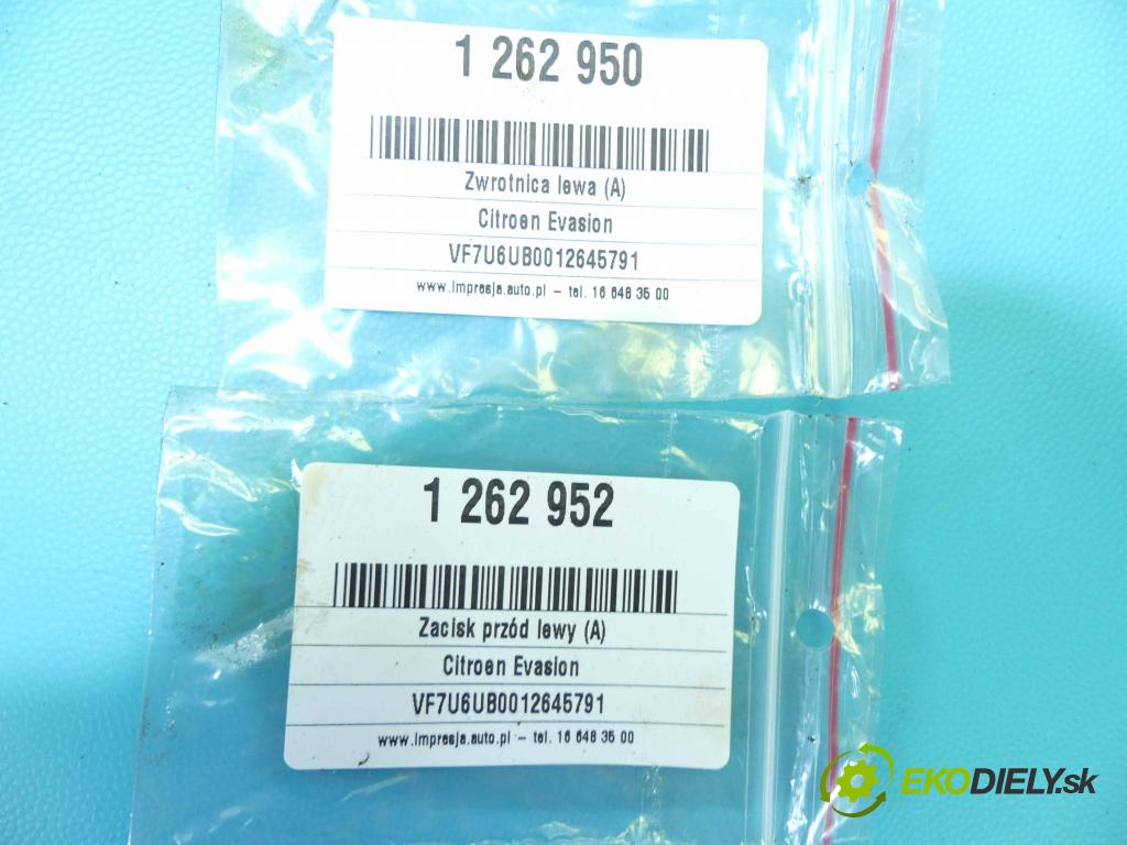 Citroen Evasion 2.0 8v 121KM manual 89 kW 1998 cm3 5- náboj ľavé (Náboje)