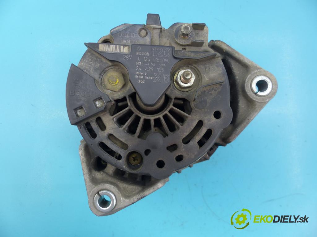 Opel Vectra C 2002-2008 2.0 dti 101 hp manual 74 kW 1995 cm3 4- Alternator 0124515080 (Alternátory)