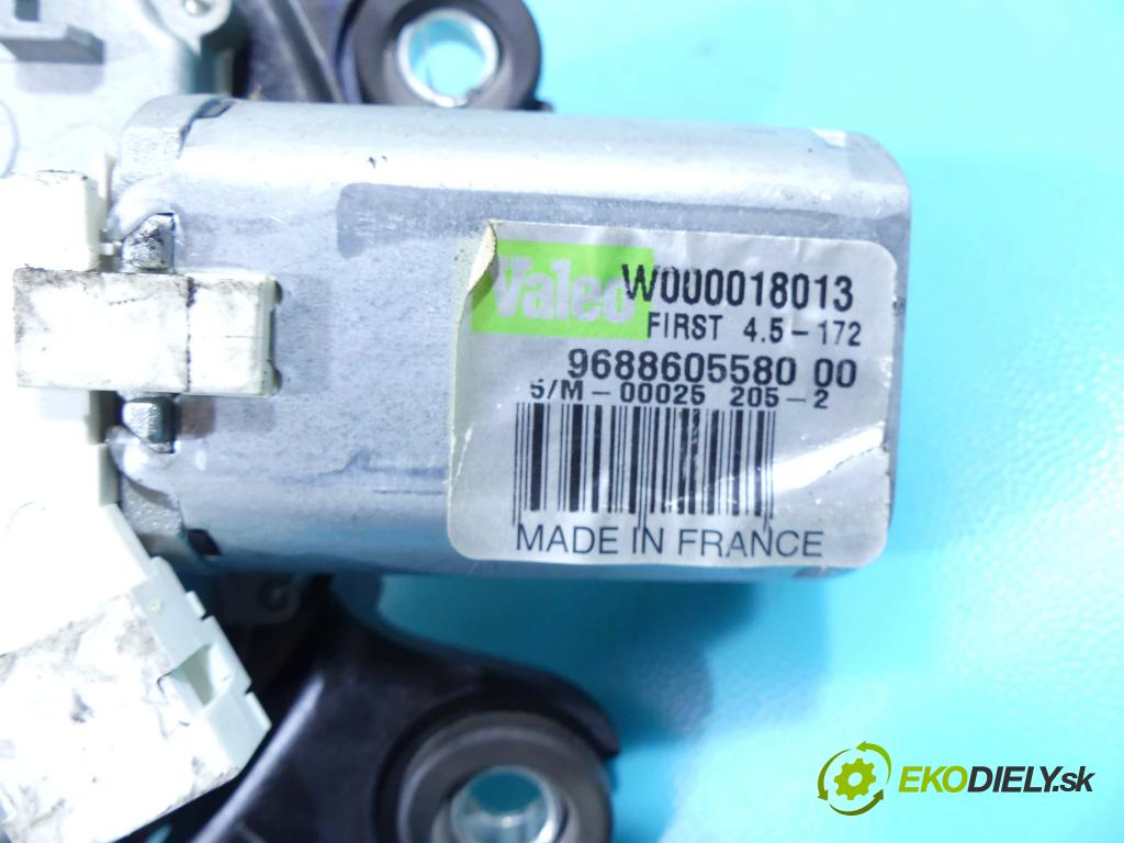 Peugeot 508 2010-2018 1.6 THP 156 HP manual 115 kW 1598 cm3 5- motor stieračov zadné 9688605580
