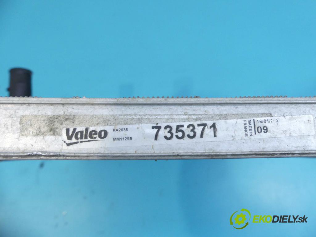 Peugeot 508 2010-2018 1.6 THP 156 HP manual 115 kW 1598 cm3 5- chladič 735371 (Chladiče)