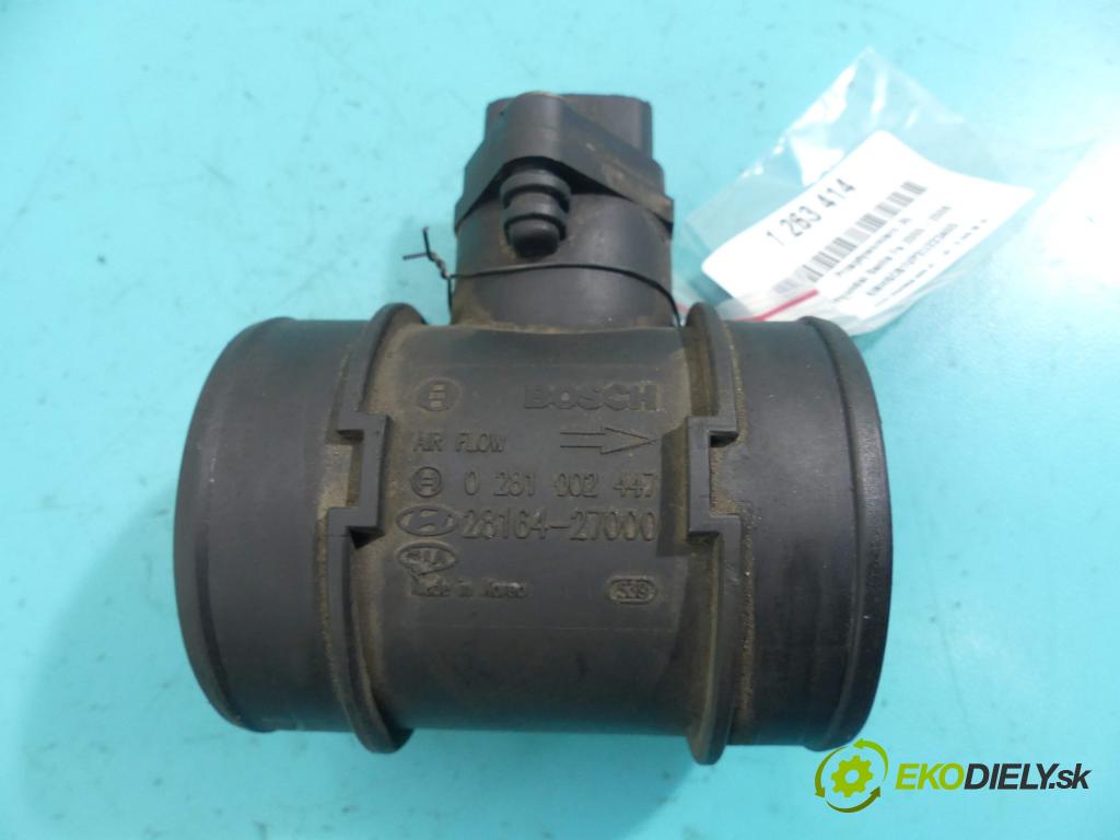 Hyundai Santa Fe 2000-2006 2.0 crdi 111KM manual 82 kW 1991 cm3 5- průtokoměr: 0281002447 (Váhy vzduchu)