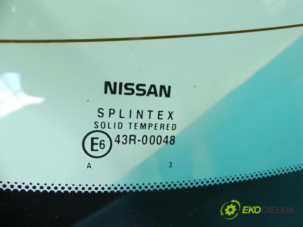 Nissan Primera P12 2001-2007 1.9 dci 120 hp manual 88 kW 1870 cm3 5- sklo zadní  (Okna zadní)