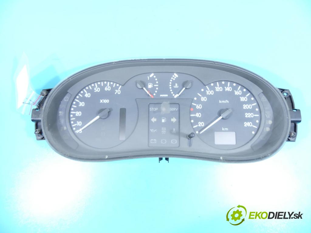 Renault Kangoo I 1998-2008 1.4 75 HP automatic 55 kW 1390 cm3 5- prístrojovka/ budíky 8200133499A (Prístrojové dosky, displeje)