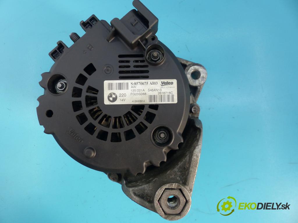 Bmw X5 F15 2013-2018 3.0d 313 hp automatic 230 kW 2993 cm3 5- Alternator 8570675 (Alternátory)