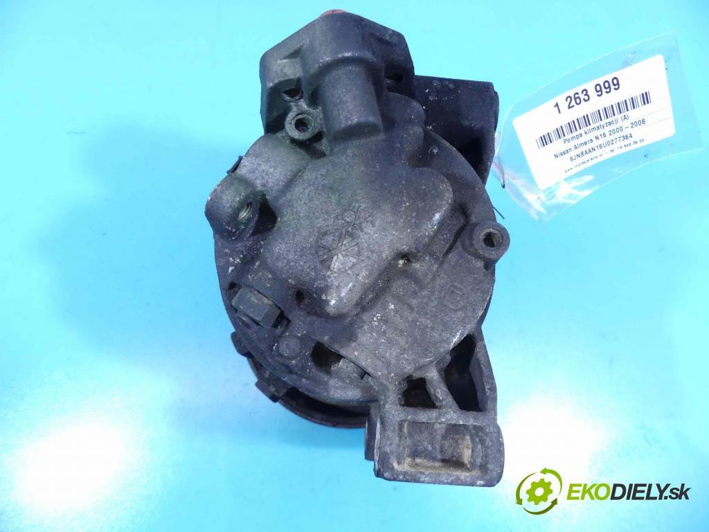 Nissan Almera N16 2000-2006 1.5 16v 90 HP manual 66 kW 1498 cm3 4- čerpadlo klimatizácie 2J55145010