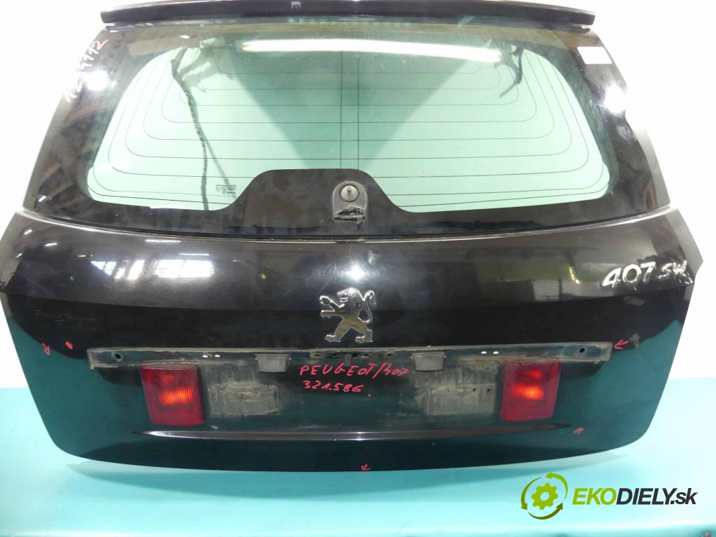 Peugeot 407 2.0 hdi 136hp manual 100 kW 1997 cm3 5- zadní kufrové dveře  (Zadní kapoty)