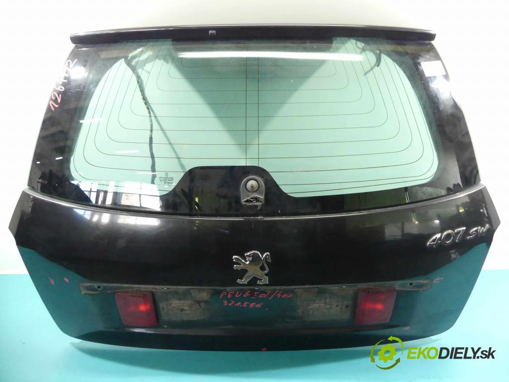 Peugeot 407 2.0 hdi 136hp manual 100 kW 1997 cm3 5- zadní kufrové dveře  (Zadní kapoty)
