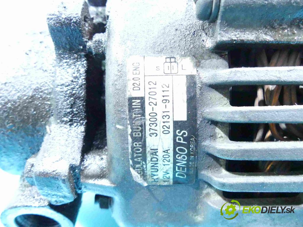 Hyundai Santa Fe 2000-2006 2.0 crdi 111KM manual 82 kW 1991 cm3 5- Alternator 37300-27012 (Alternátory)
