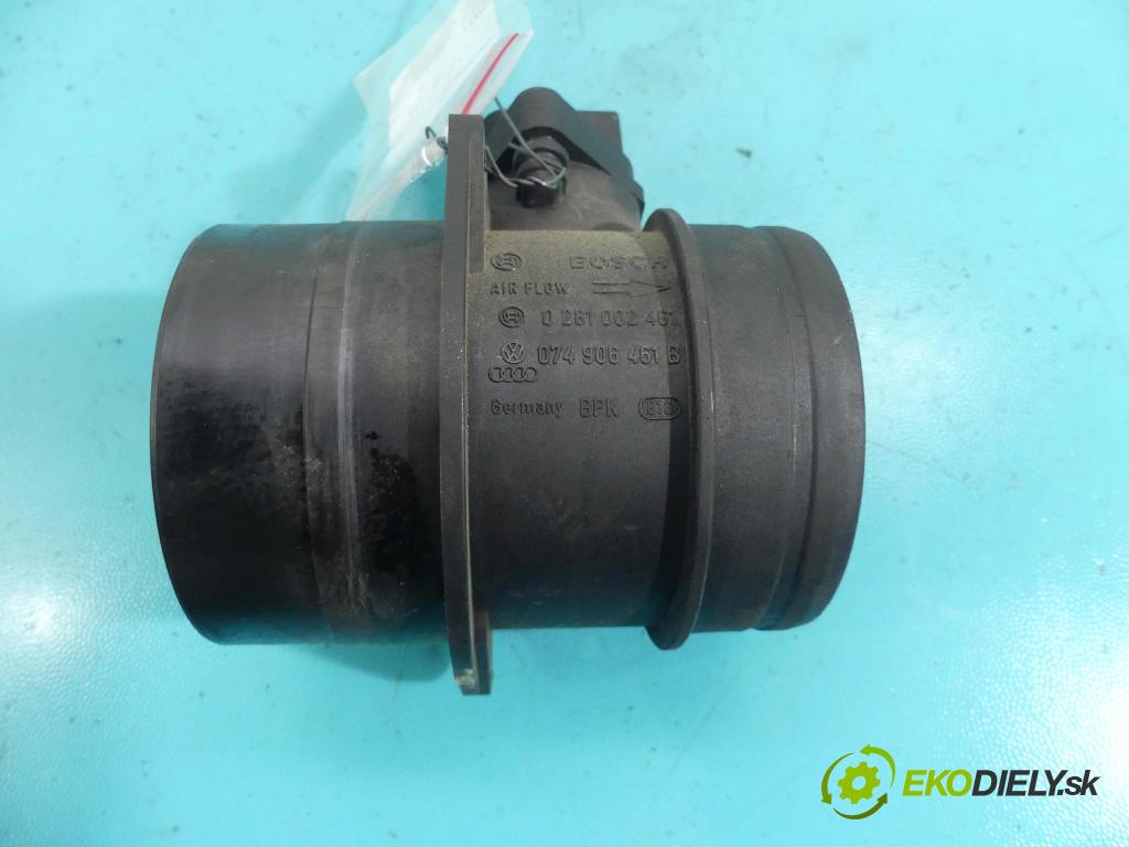 Vw Passat B6 2005-2010 2.0 tdi 140 HP automatic 103 kW 1968 cm3 5- průtokoměr: 0281002461 (Váhy vzduchu)