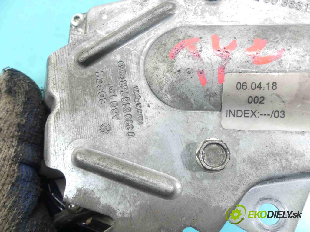 Renault Kangoo I 1998-2008 1.5 dci 82 HP manual 60 kW 1461 cm3 5- motor stieračov zadné 8200365163