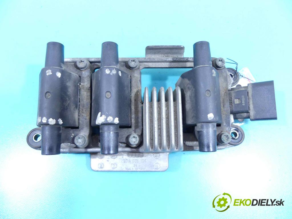 Audi A6 C5 1997-2004 2.4 V6 165 HP manual 121 kW 2393 cm3 5- cievka zapaľovacia 078905104 (Zapaľovacie cievky, moduly)