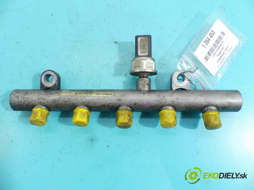 Peugeot 407 2.0 hdi 136 HP manual 100 kW 1997 cm3 5- lišta vstrekovacia 9645689580 (Vstrekovacie lišty)