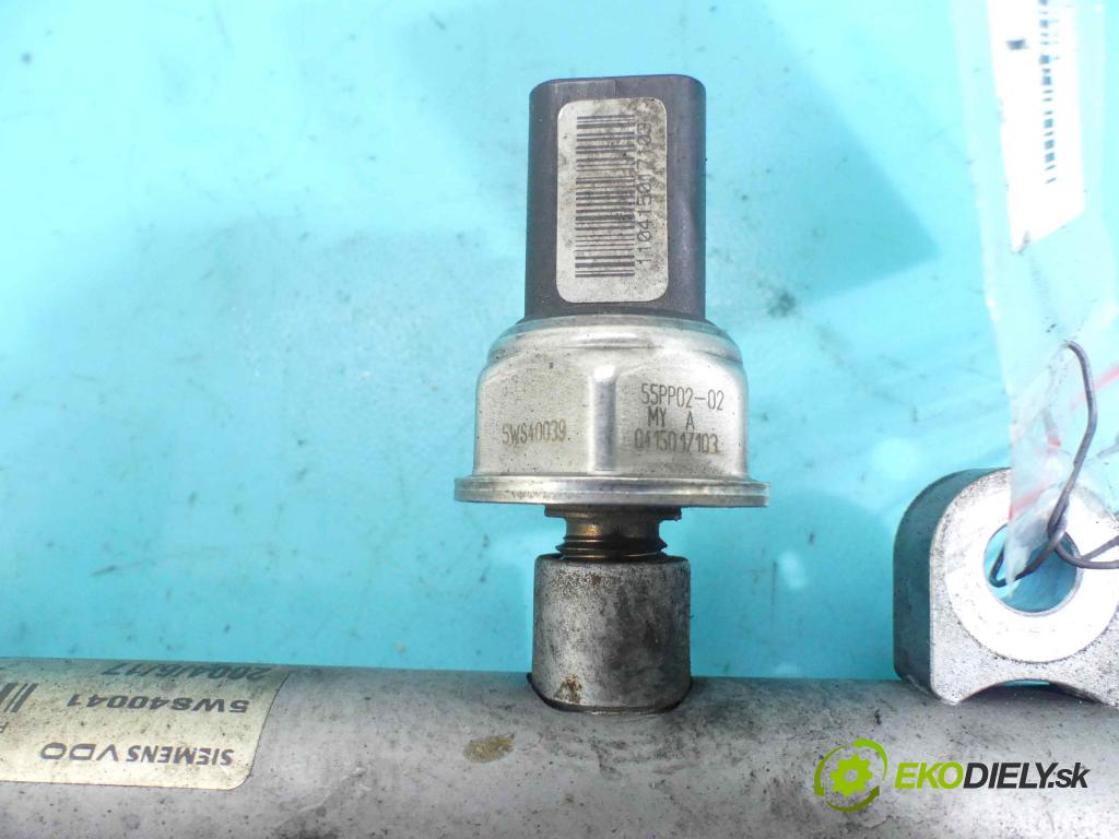 Peugeot 407 2.0 hdi 136 HP manual 100 kW 1997 cm3 5- lišta vstrekovacia 9645689580 (Vstrekovacie lišty)