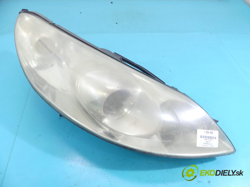 Peugeot 407 2.0 hdi 136 HP manual 100 kW 1997 cm3 5- Reflektor: pravý 0301213272 (Pravé)