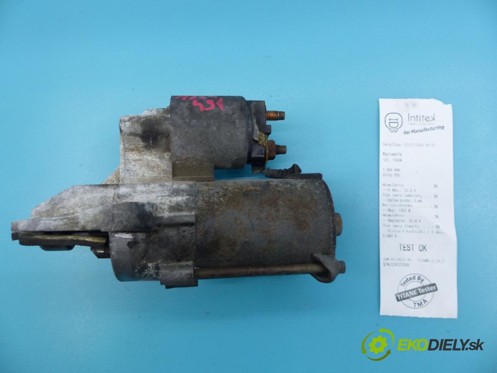Volvo V50 1.8 16v 125 HP manual 92 kW 1798 cm3 5- štartér 3M5T-11000-AD (Štartéry)