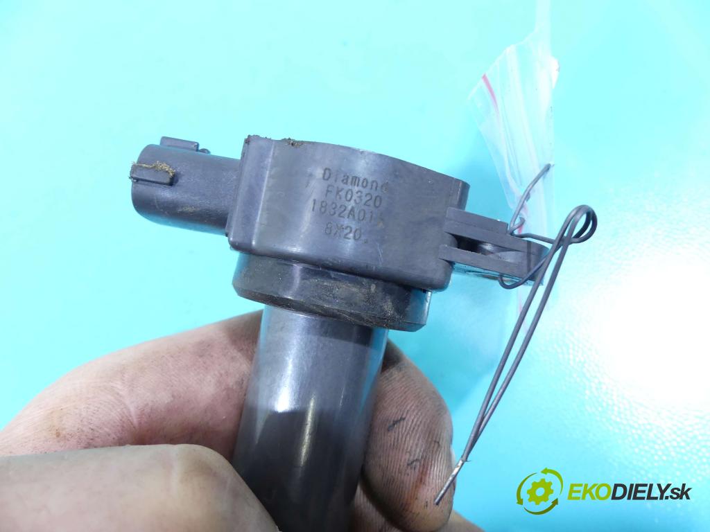 Mitsubishi Lancer VIII 2007-2016 1.8 16v 143 HP manual 105 kW 1798 cm3 5- cievka zapaľovacia 1832A016 (Zapaľovacie cievky, moduly)